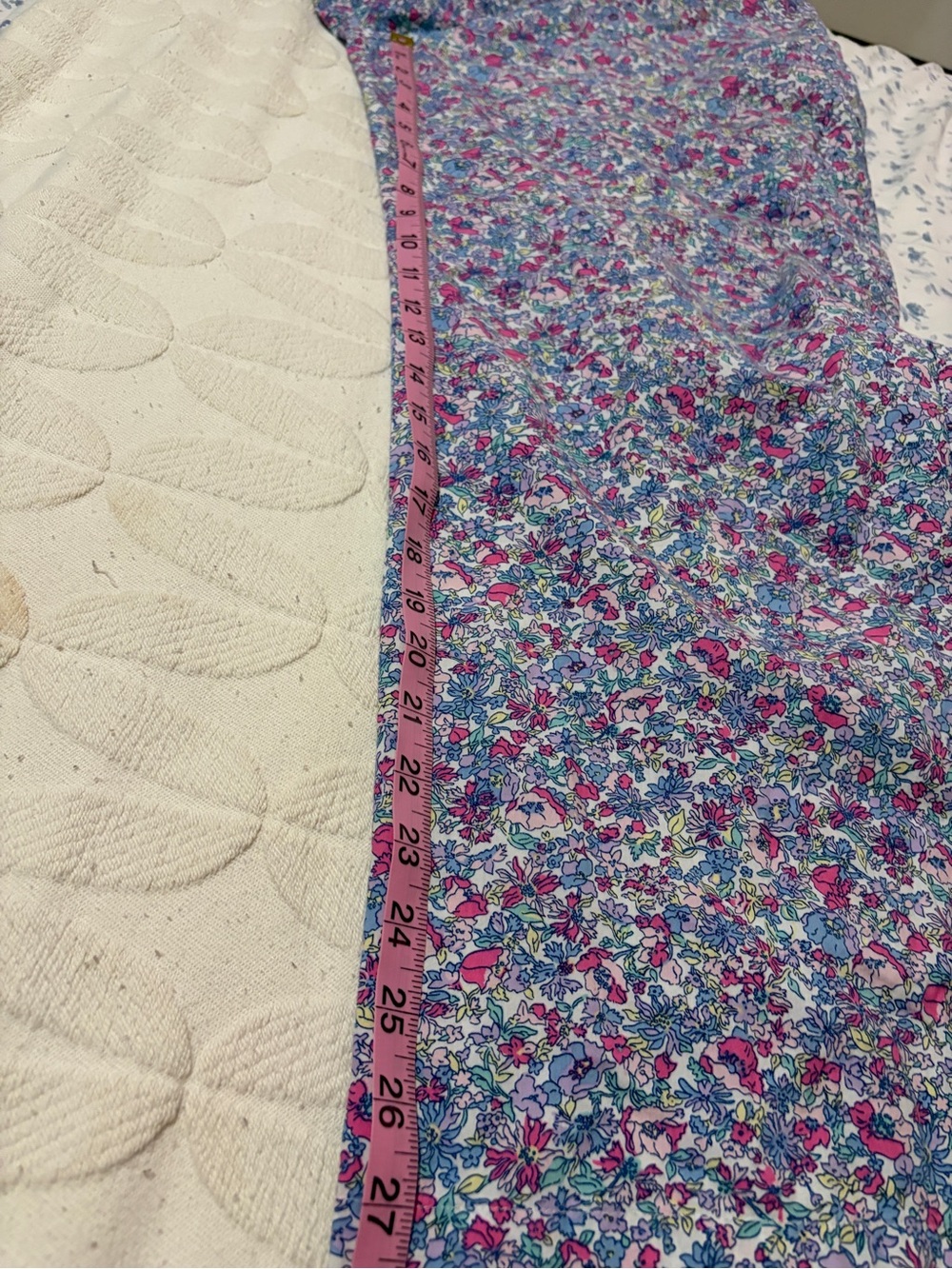 Like new Gap size L Women's floral lounge/sleep pants. Purple and pink. Cotton - Picture 9 of 9